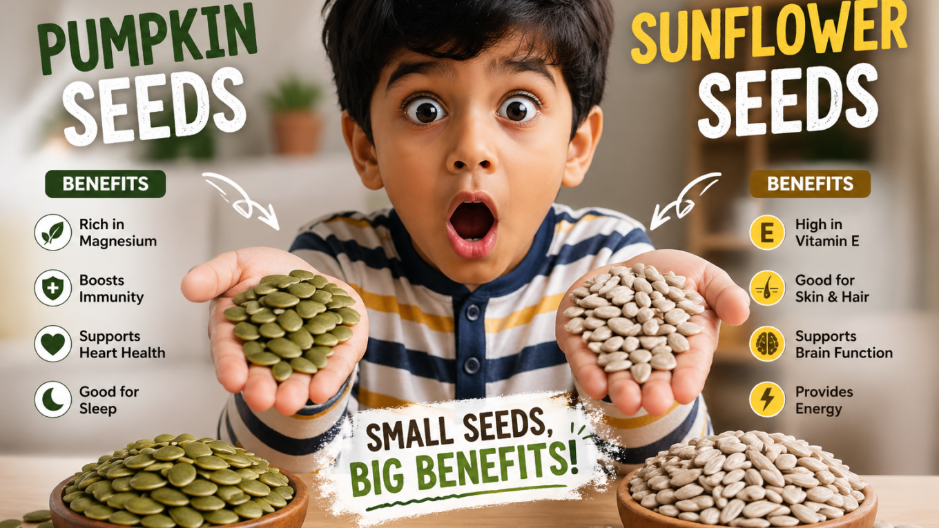 Pumpkin Seeds vs Sunflower Seeds: A Scientific Comparison of Fibre, Magnesium, and Protein